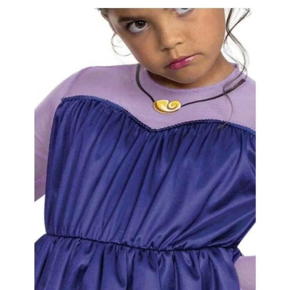 Disney Little Mermaid URSULA KIDS DRESS Halloween Costume - Size 7-8 Medium